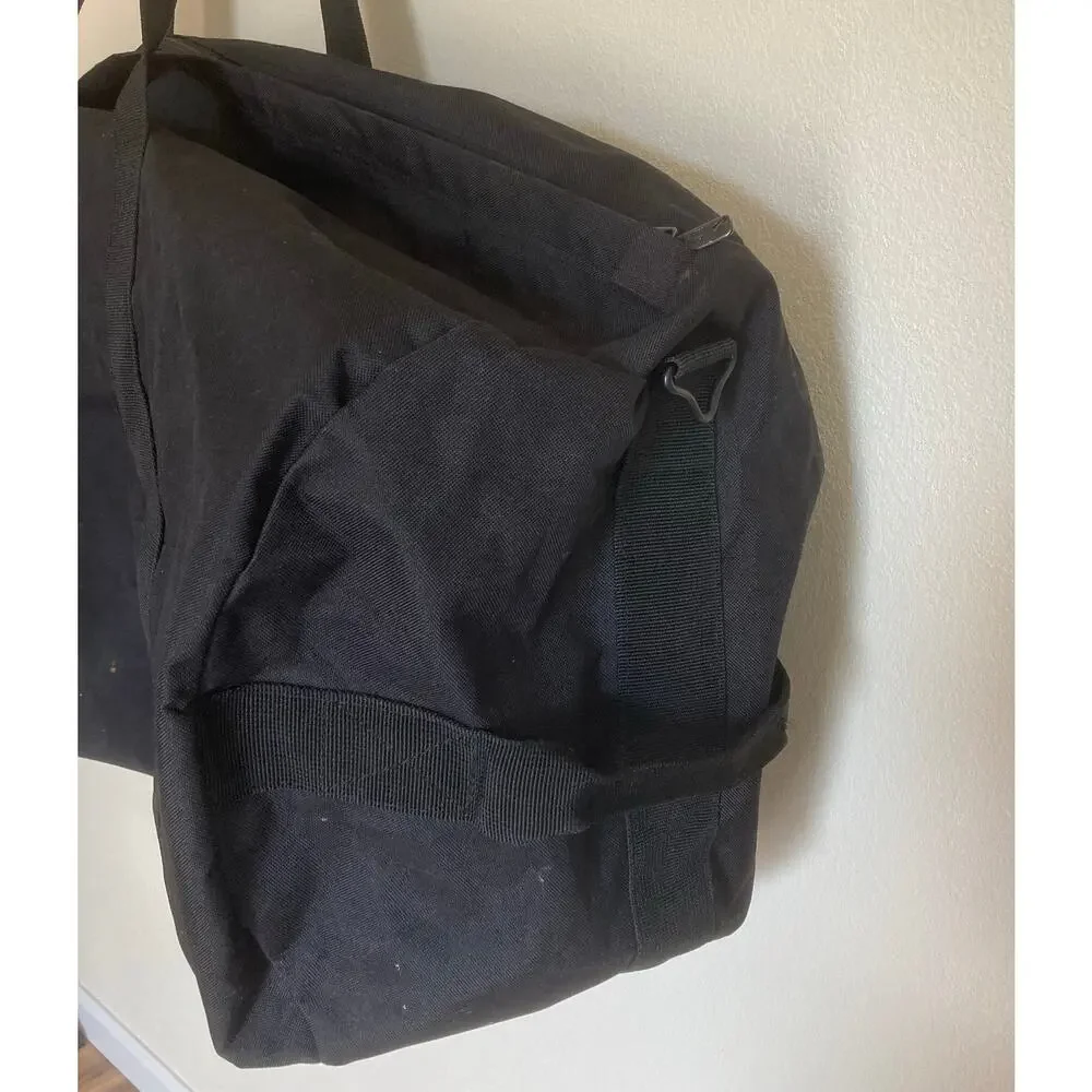 Western Pack Duffle Bag L Black Outdoors Travel Gear Gym Weekender Trip 30x24